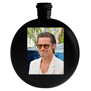 Brad Pitt Round Flask