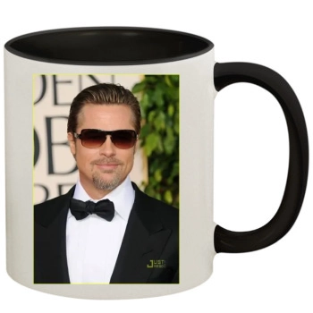 Brad Pitt 11oz Colored Inner & Handle Mug