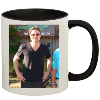 Brad Pitt 11oz Colored Inner & Handle Mug