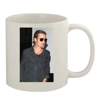 Brad Pitt 11oz White Mug