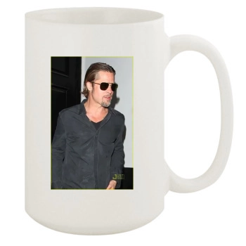 Brad Pitt 15oz White Mug