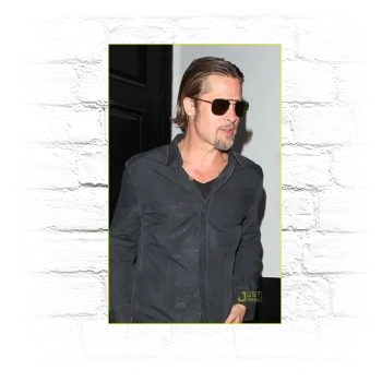 Brad Pitt Metal Wall Art