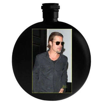 Brad Pitt Round Flask