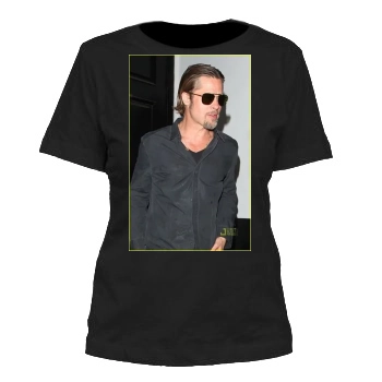 Brad Pitt Women's Cut T-Shirt