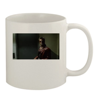 Brad Pitt 11oz White Mug