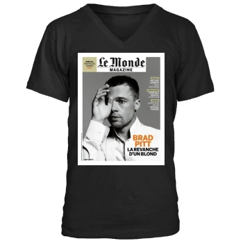 Brad Pitt Men's V-Neck T-Shirt