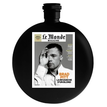 Brad Pitt Round Flask