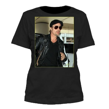 Brad Pitt Women's Cut T-Shirt