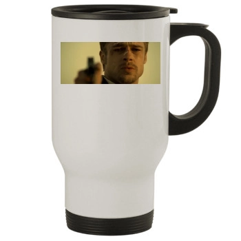 Brad Pitt Stainless Steel Travel Mug