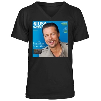 Brad Pitt Men's V-Neck T-Shirt