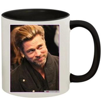 Brad Pitt 11oz Colored Inner & Handle Mug