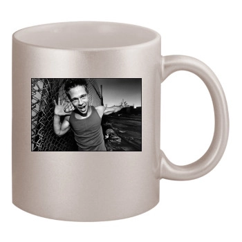 Brad Pitt 11oz Metallic Silver Mug