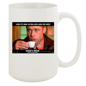 Brad Pitt 15oz White Mug