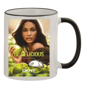 Chanel Iman 11oz Colored Rim & Handle Mug