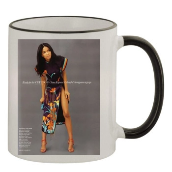 Chanel Iman 11oz Colored Rim & Handle Mug