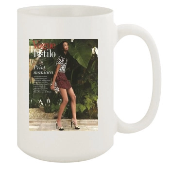 Chanel Iman 15oz White Mug