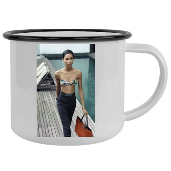 Chanel Iman Camping Mug