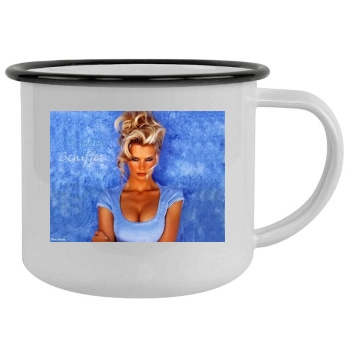 Claudia Schiffer Camping Mug