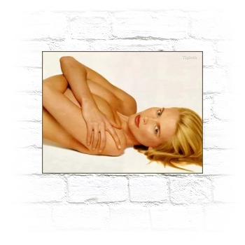 Claudia Schiffer Metal Wall Art