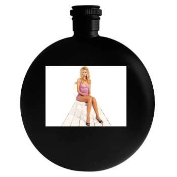 Claudia Schiffer Round Flask