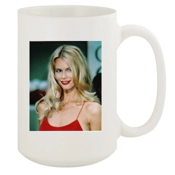 Claudia Schiffer 15oz White Mug