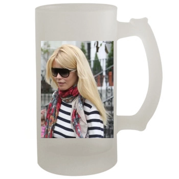 Claudia Schiffer 16oz Frosted Beer Stein