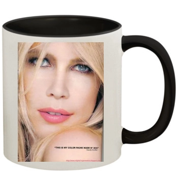 Claudia Schiffer 11oz Colored Inner & Handle Mug