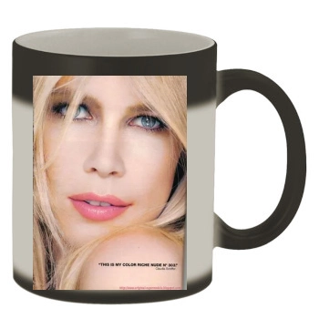 Claudia Schiffer Color Changing Mug