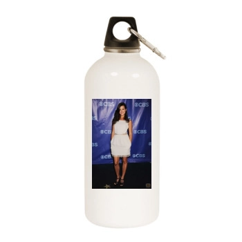 Cote De Pablo White Water Bottle With Carabiner