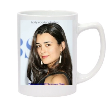 Cote De Pablo 14oz White Statesman Mug