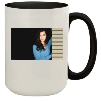 Cote De Pablo 15oz Colored Inner & Handle Mug