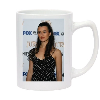 Cote De Pablo 14oz White Statesman Mug