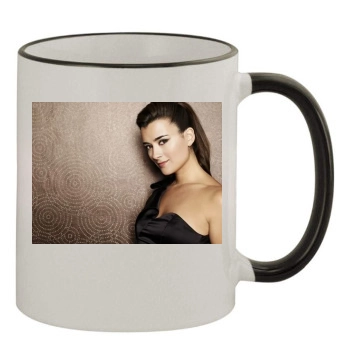 Cote De Pablo 11oz Colored Rim & Handle Mug