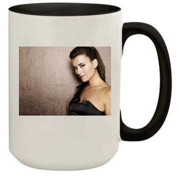 Cote De Pablo 15oz Colored Inner & Handle Mug