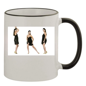 Cote De Pablo 11oz Colored Rim & Handle Mug