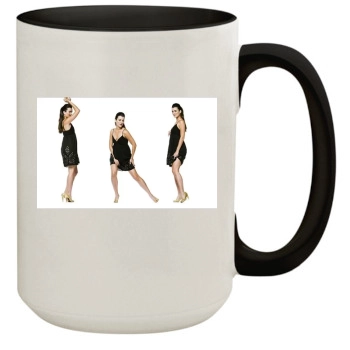 Cote De Pablo 15oz Colored Inner & Handle Mug