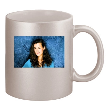 Cote De Pablo 11oz Metallic Silver Mug