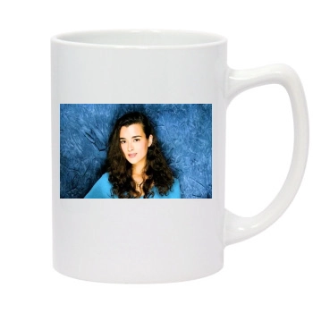 Cote De Pablo 14oz White Statesman Mug