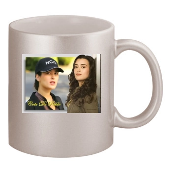 Cote De Pablo 11oz Metallic Silver Mug