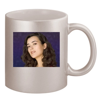 Cote De Pablo 11oz Metallic Silver Mug