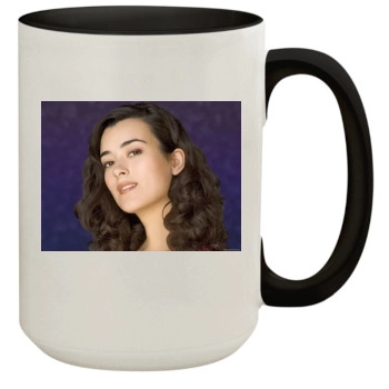 Cote De Pablo 15oz Colored Inner & Handle Mug