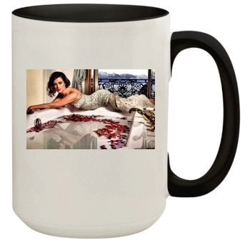 Cote De Pablo 15oz Colored Inner & Handle Mug