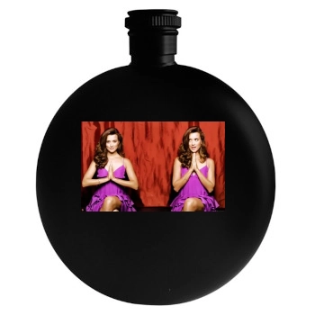 Cote De Pablo Round Flask