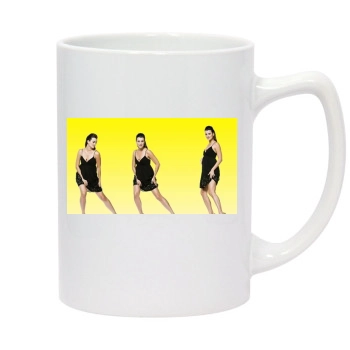 Cote De Pablo 14oz White Statesman Mug