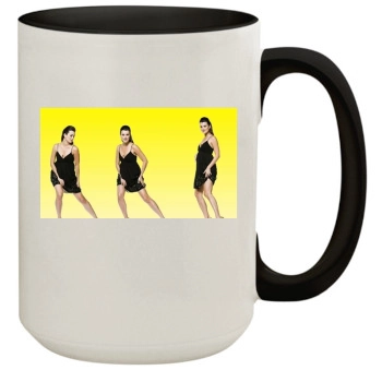 Cote De Pablo 15oz Colored Inner & Handle Mug