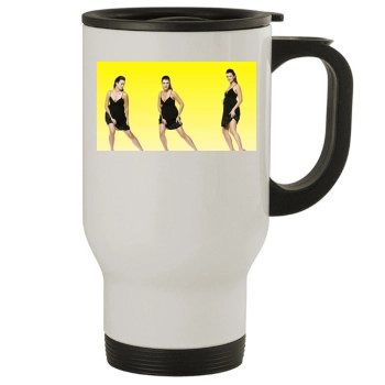 Cote De Pablo Stainless Steel Travel Mug