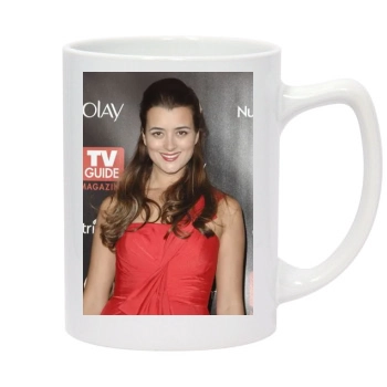 Cote De Pablo 14oz White Statesman Mug