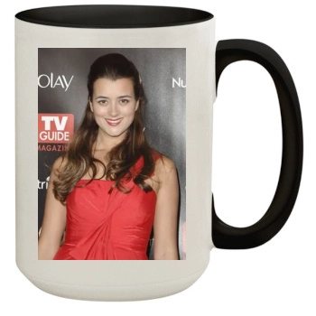 Cote De Pablo 15oz Colored Inner & Handle Mug