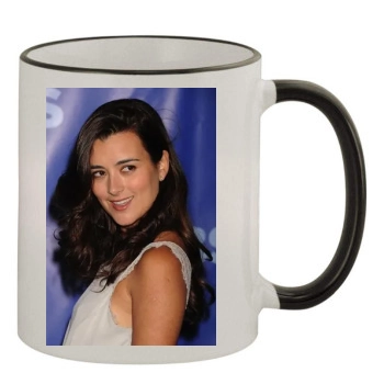 Cote De Pablo 11oz Colored Rim & Handle Mug