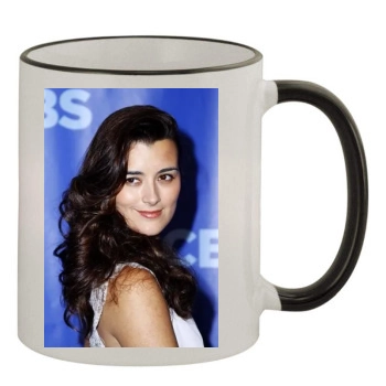 Cote De Pablo 11oz Colored Rim & Handle Mug